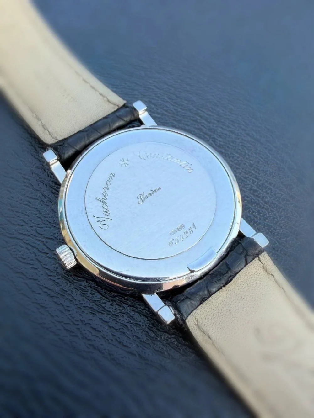 Vintage Vacheron Constantin Geneve  31540 18K White Gold Factory Diamond Watch